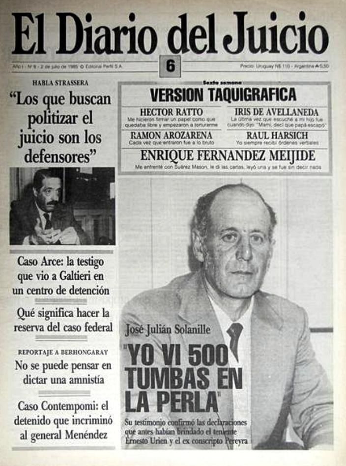 José Julián Solanille, el baqueano que recorría las inmediaciones de La Perla y declaró en el Juicio a las Juntas.