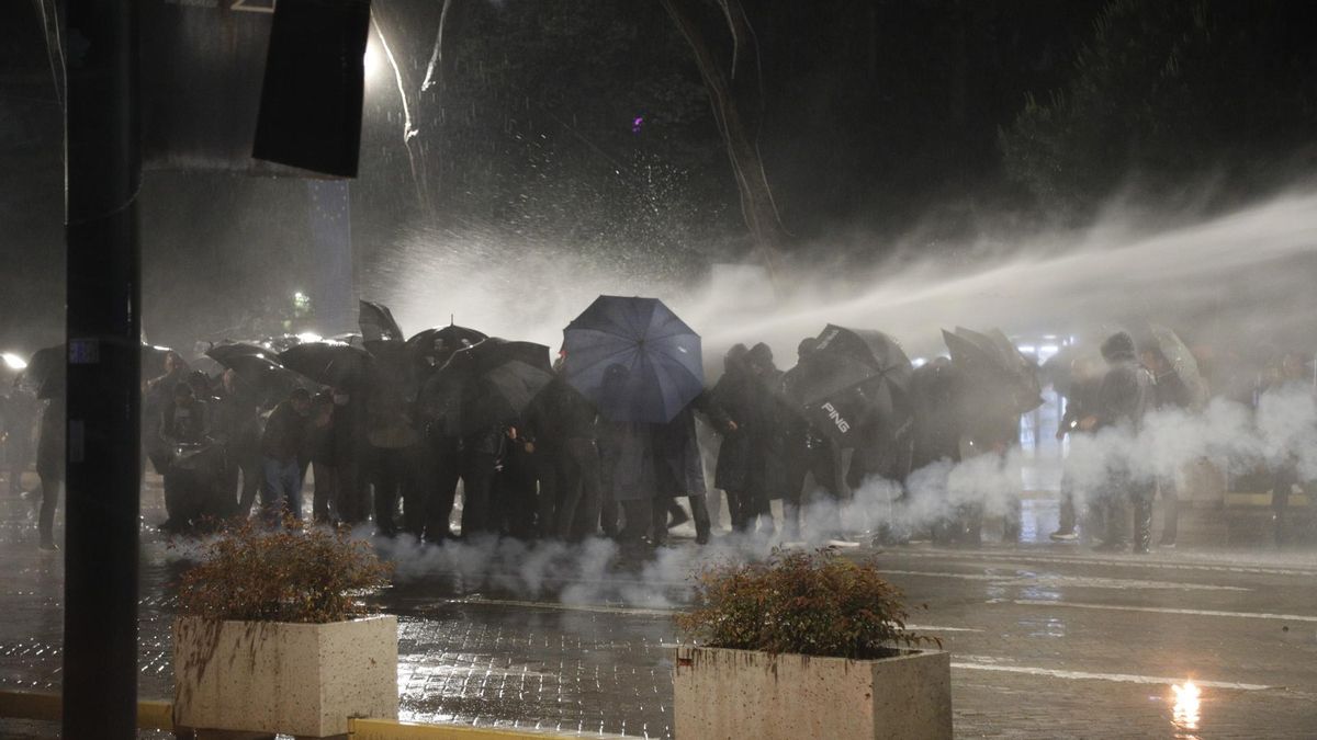 Imagen de protestas contra el Gobierno de Albania celebradas el pasado mes de mayo.