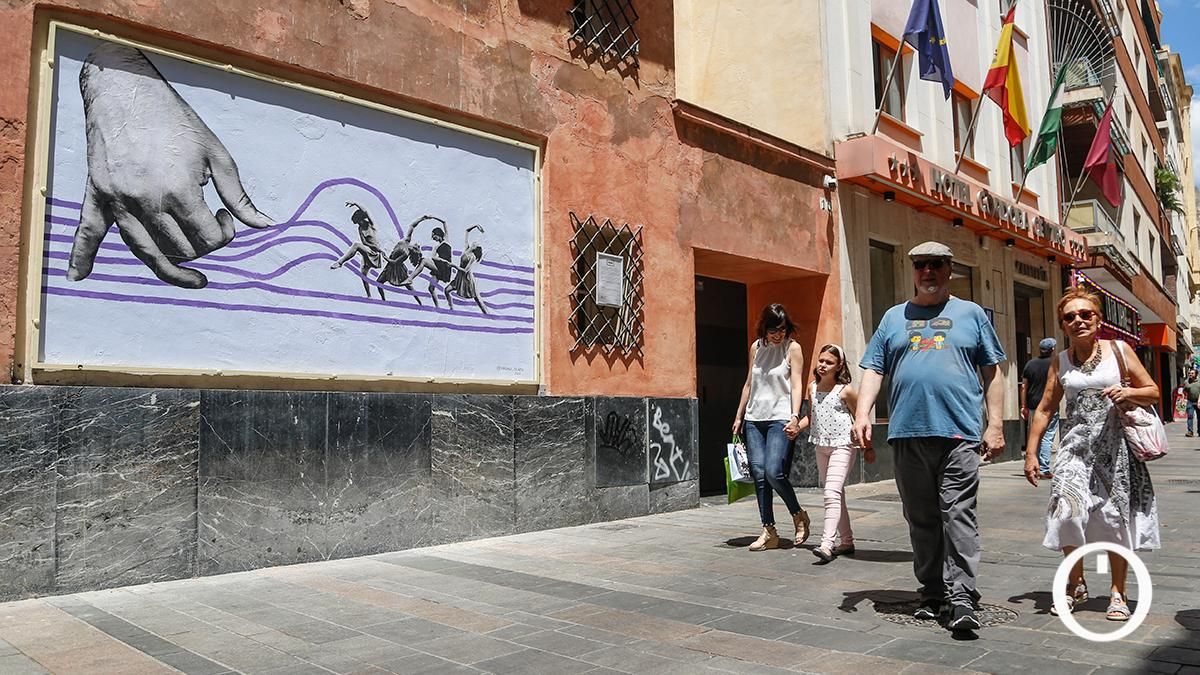 Nuevo mural en el Teatro Góngora