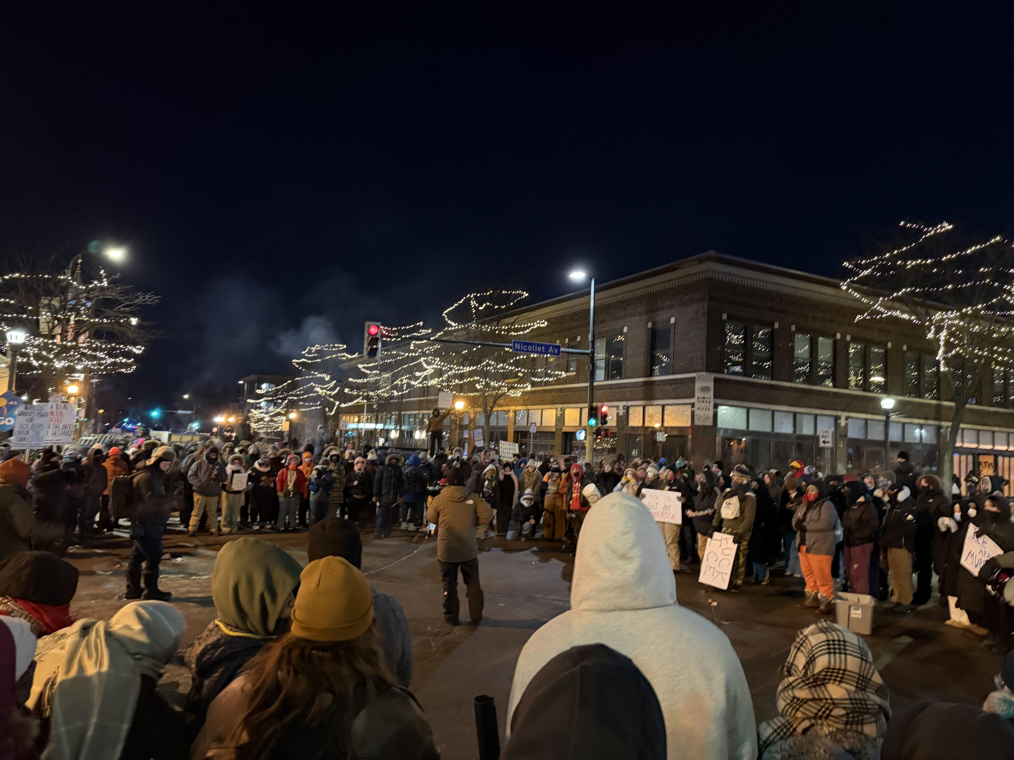 Protesta contra el asesinato de Alex Pretti en Minneapolis, el 24 de enero de 2026.