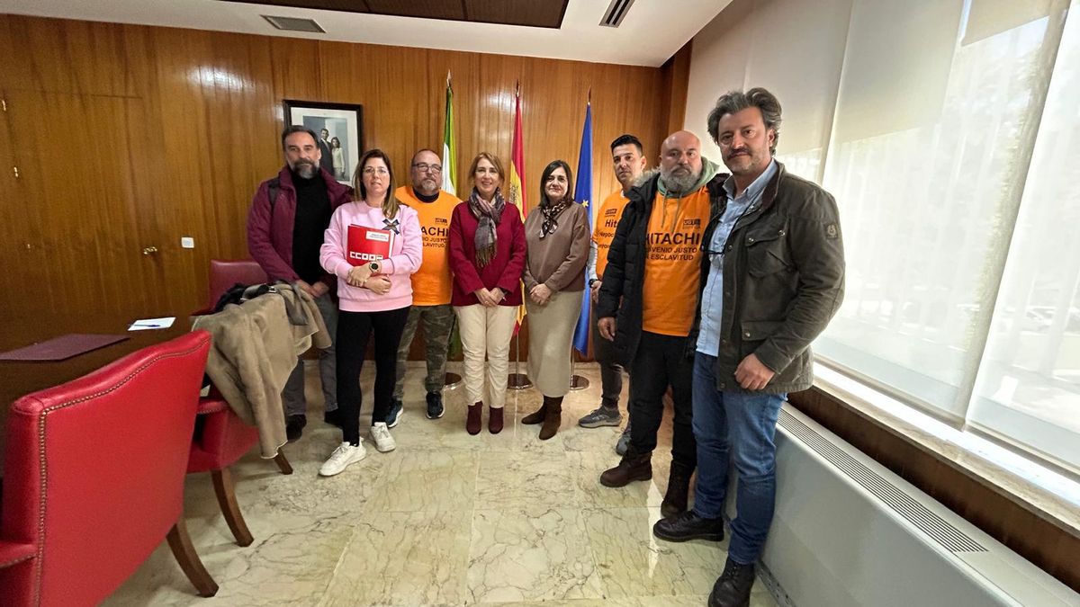Los trabajadores de Hitachi se reúnen con la subdelegada del Gobierno y denuncian el trato "antisindical"