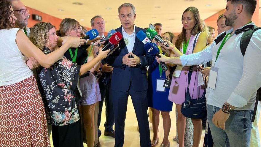 José Luis Rodríguez Zapatero, en Sevilla en la inaguración del Climate Action Sevilla Summit 2023.