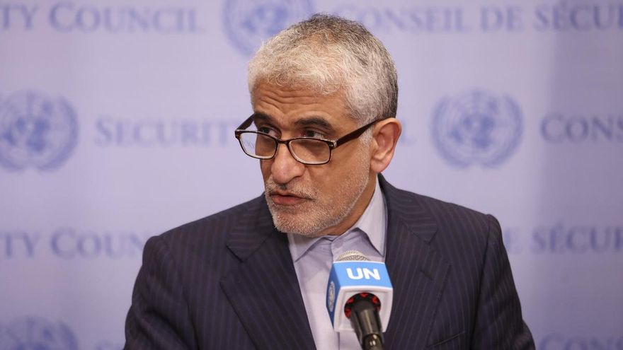 Fotografía de archivo del embajador de la ONU ante Irán, Amir Saeid Iravani. EFE/SARAH YENESEL