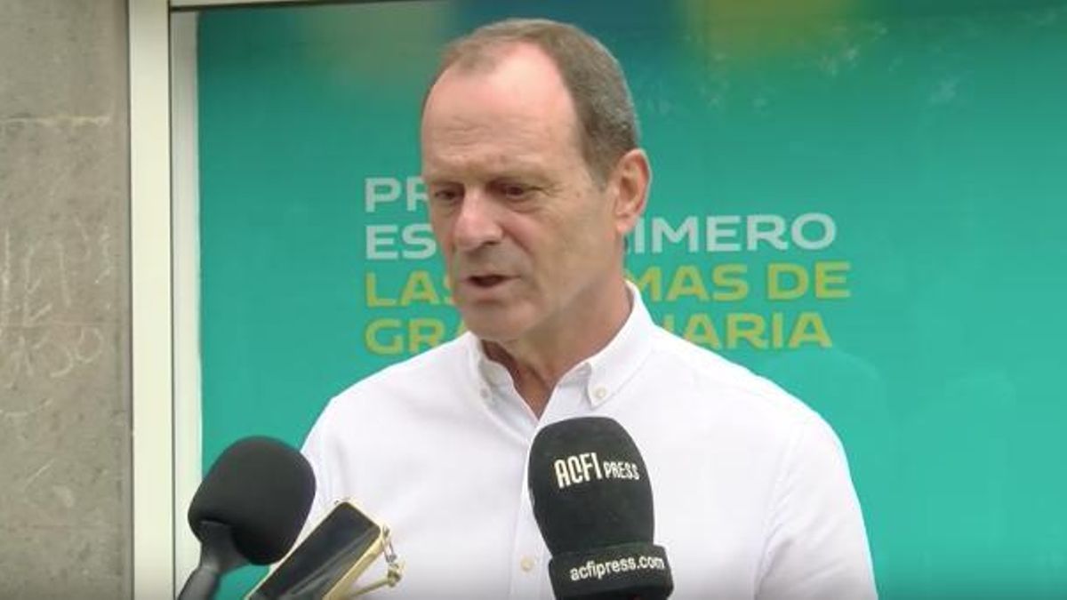 El presidente de la Comisión Gestora de Municipalistas Primero Canarias, Óscar Hernández. ACFI PRESS