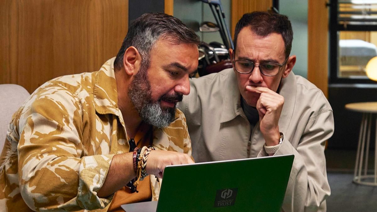 Robert Bodegas y Alberto Casado en el rodaje de 'Entrepreneurs'