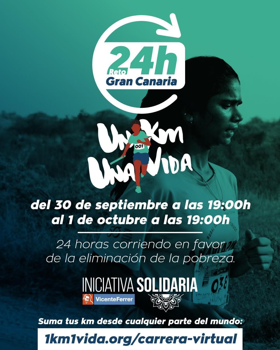 Carte de la carrera solidaria de 24 horas de Gran Canaria