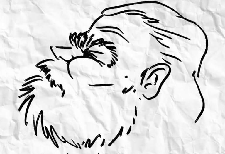 Parte del cartel del acto en torno a Rafael Amor escritor cantautor argentino.