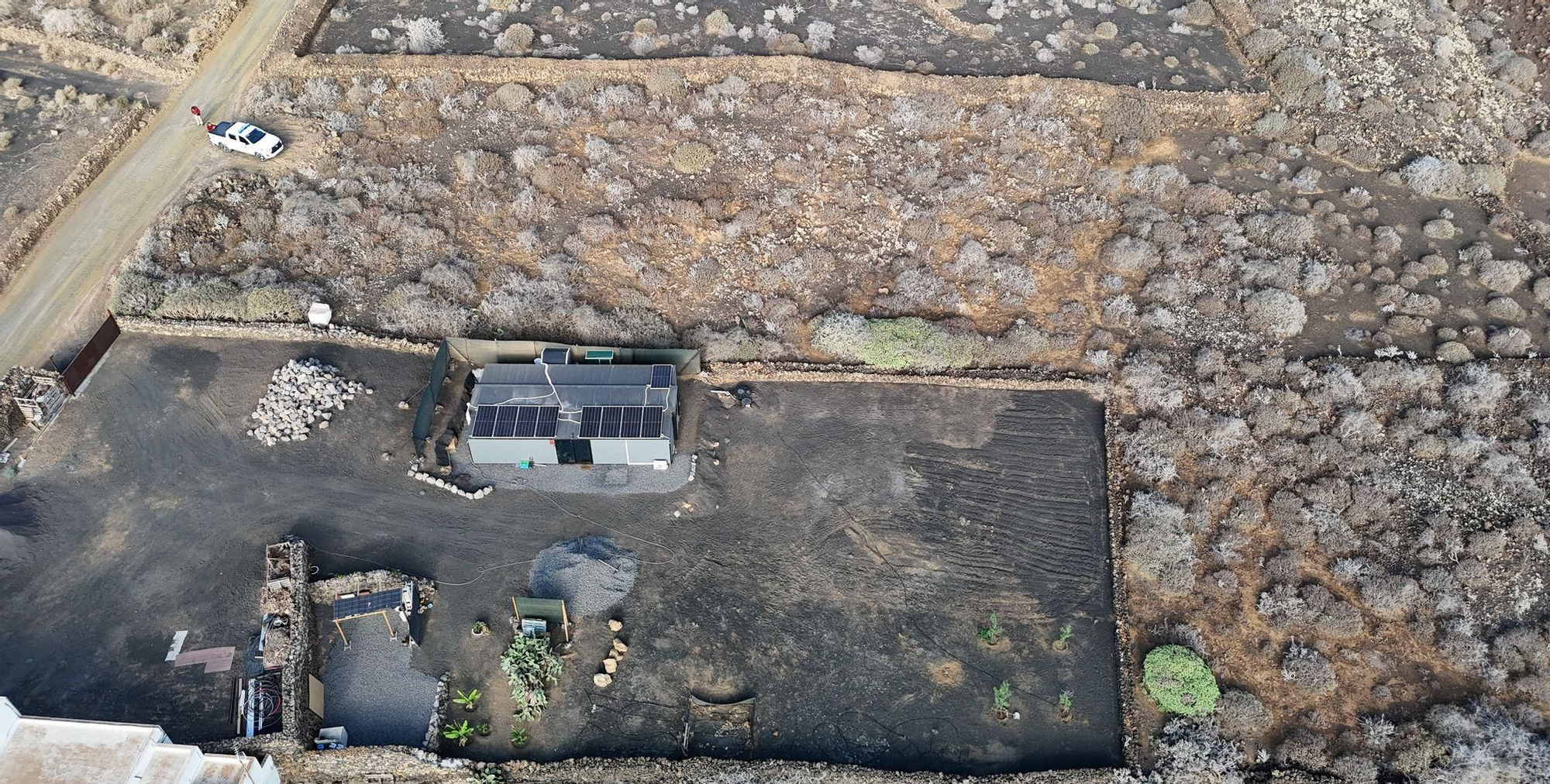 Construcción denunciada por ilegal en Lanzarote.