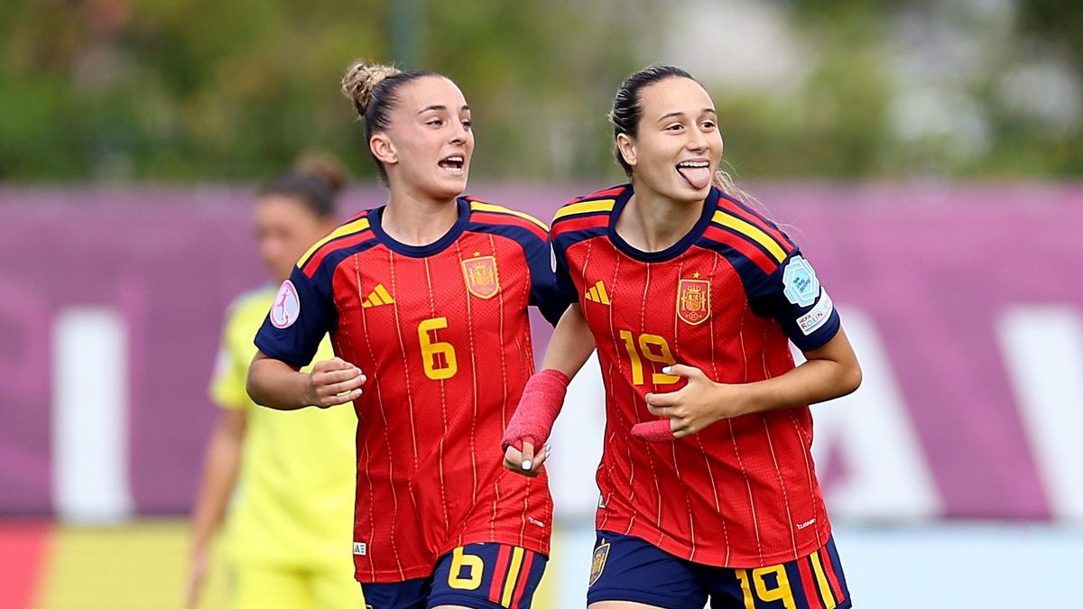 Alba Cerrato durante el Europeo