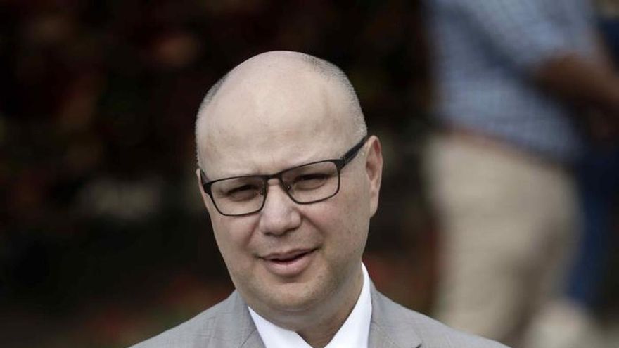 En la imagen, el ministro de Seguridad Pública de Costa Rica, Michael Soto.