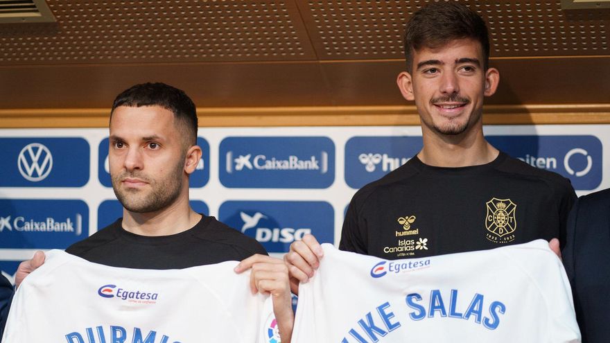 El CD Tenerife presenta a los dos fichajes que buscaba “desde un principio”