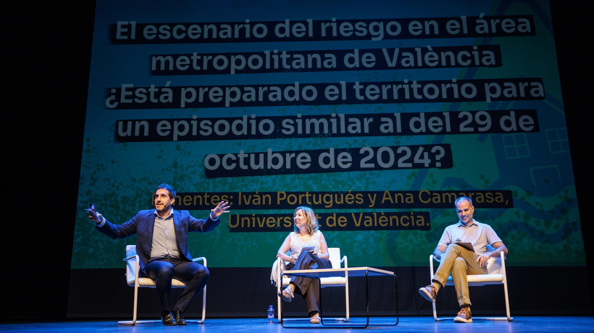 La jornada 'Inundaciones intensas y cambio climático en un contexto metropolitano. Los casos del Túria, el Poyo y el Carraixet', en imágenes