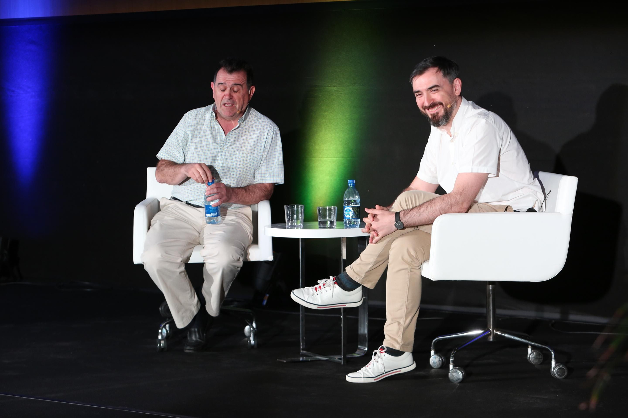 Arsenio Escolar e Ignacio Escolar. (Alejandro Ramos).