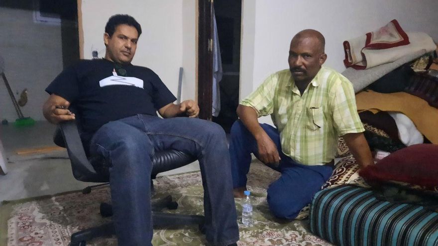 Rachid Esgahyer y Mohamed Manolo.