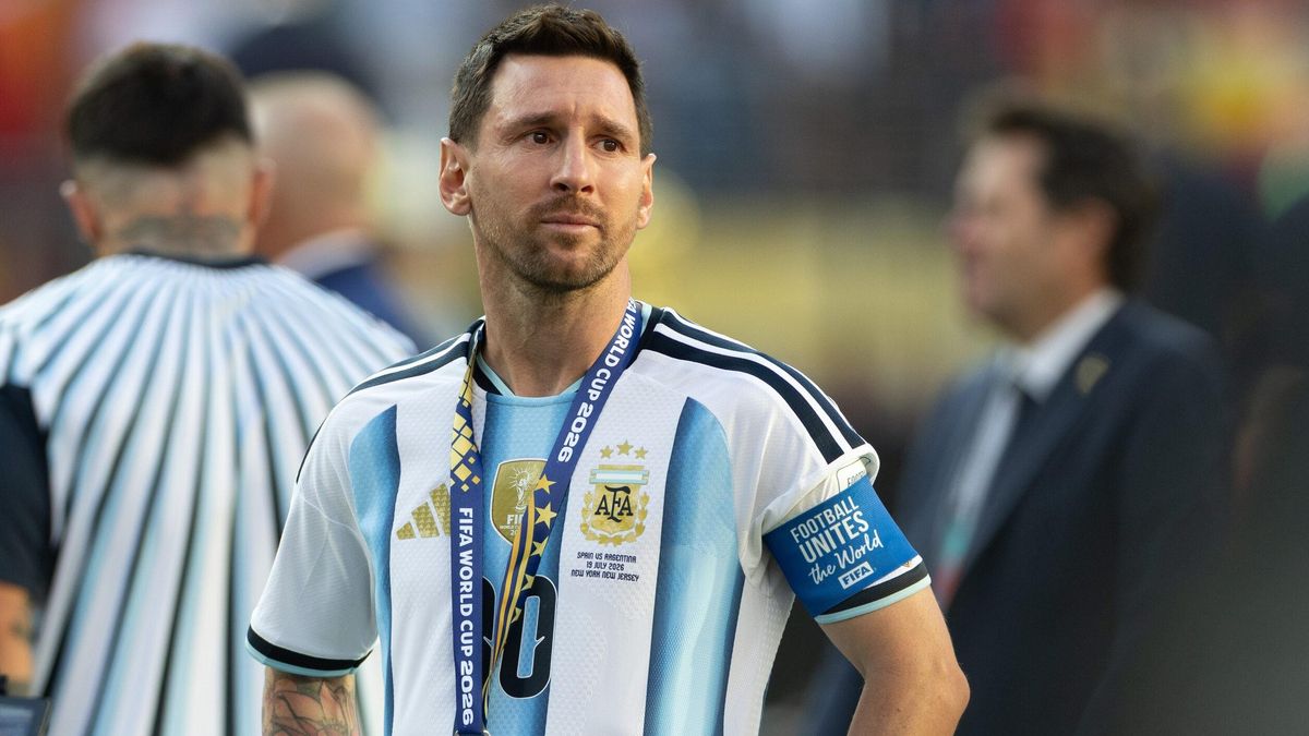 El dolor de Lionel Messi tras perder la final del Mundial 2026.