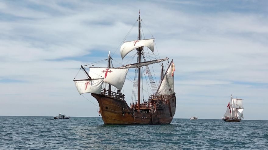 La 'Nao Santa María' visita por primera vez Santander este fin de semana.