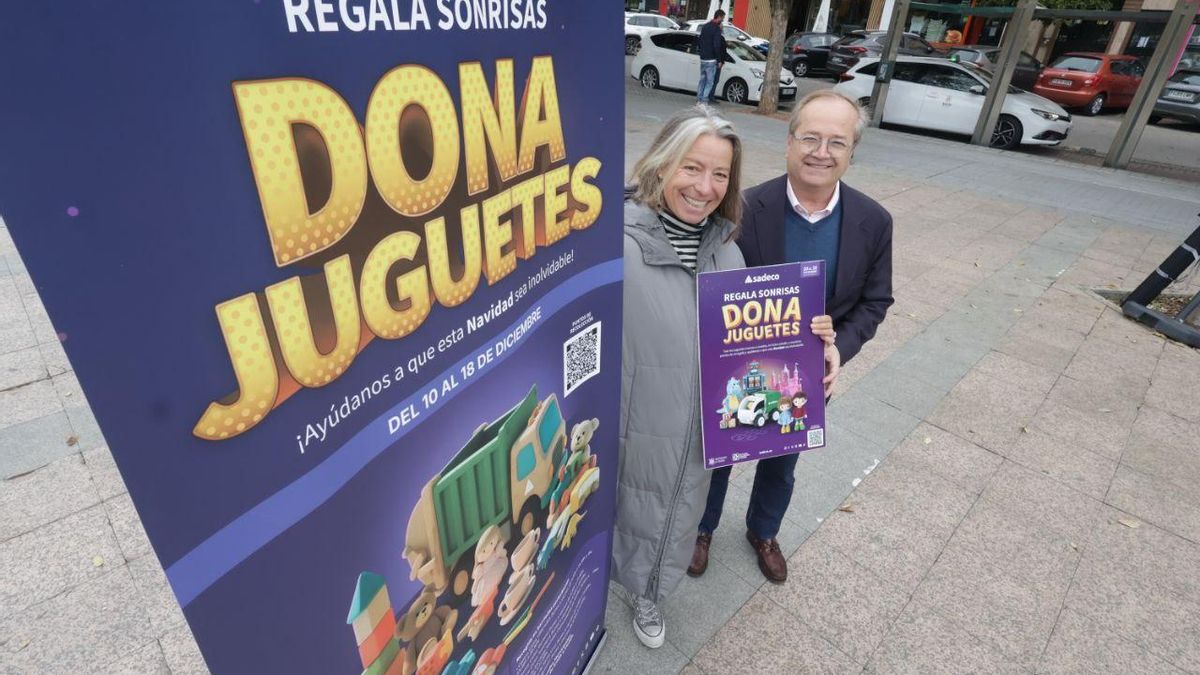 Sadeco recoge juguetes una Navidad más para que ningún niño se quede sin regalo en Córdoba