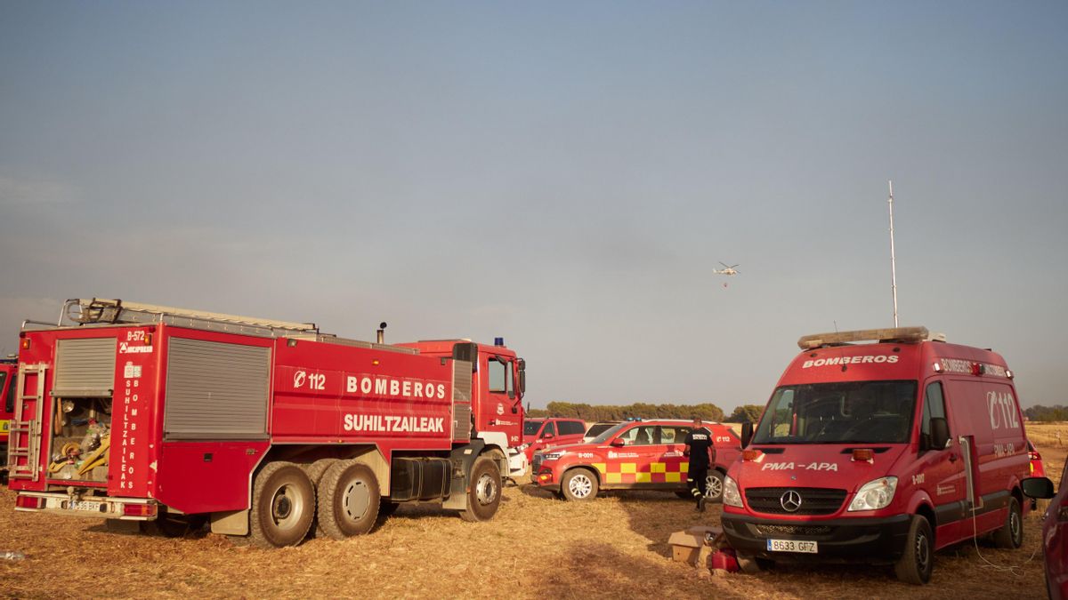 Vehículos del cuerpo de bomberos de Navarra