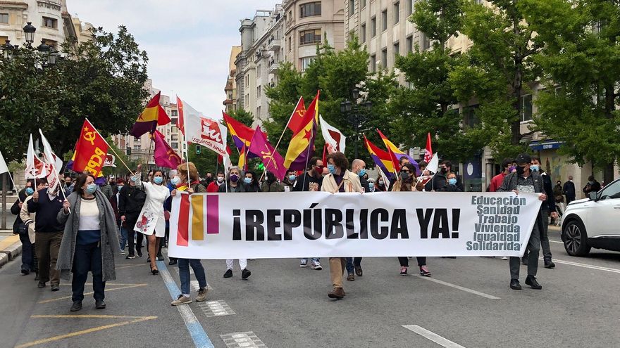 Manifestación republicana en Santander