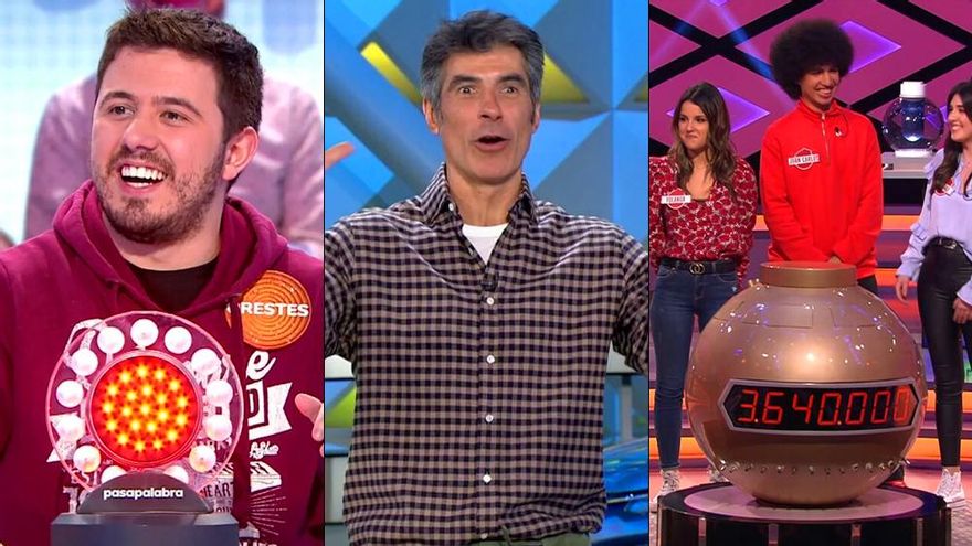 'Pasapalabra' (22%) y 'La Ruleta' (21.1%) ponen el brillo y '¡Boom!' (9.9%) el desliz entre los concursos diarios de Antena 3