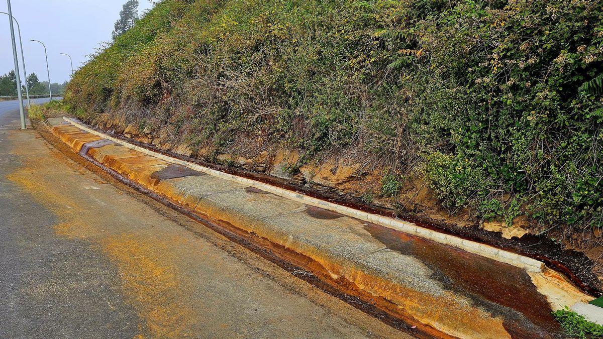 Vecinos de Touro denuncian que la balsa de residuos mineros sigue contaminando y amenaza una aldea