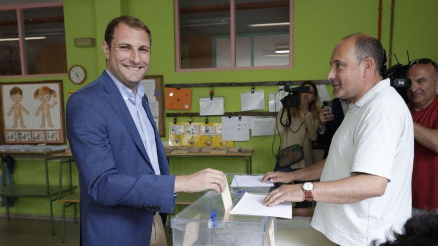 El candidato a la presidencia del Principado de FORO Asturias, Adrián Pumares.