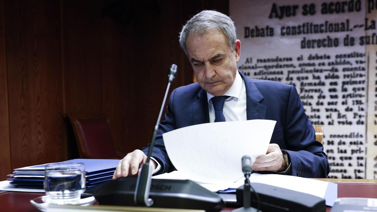 El expresidente del Gobierno José Luis Rodríguez Zapatero.