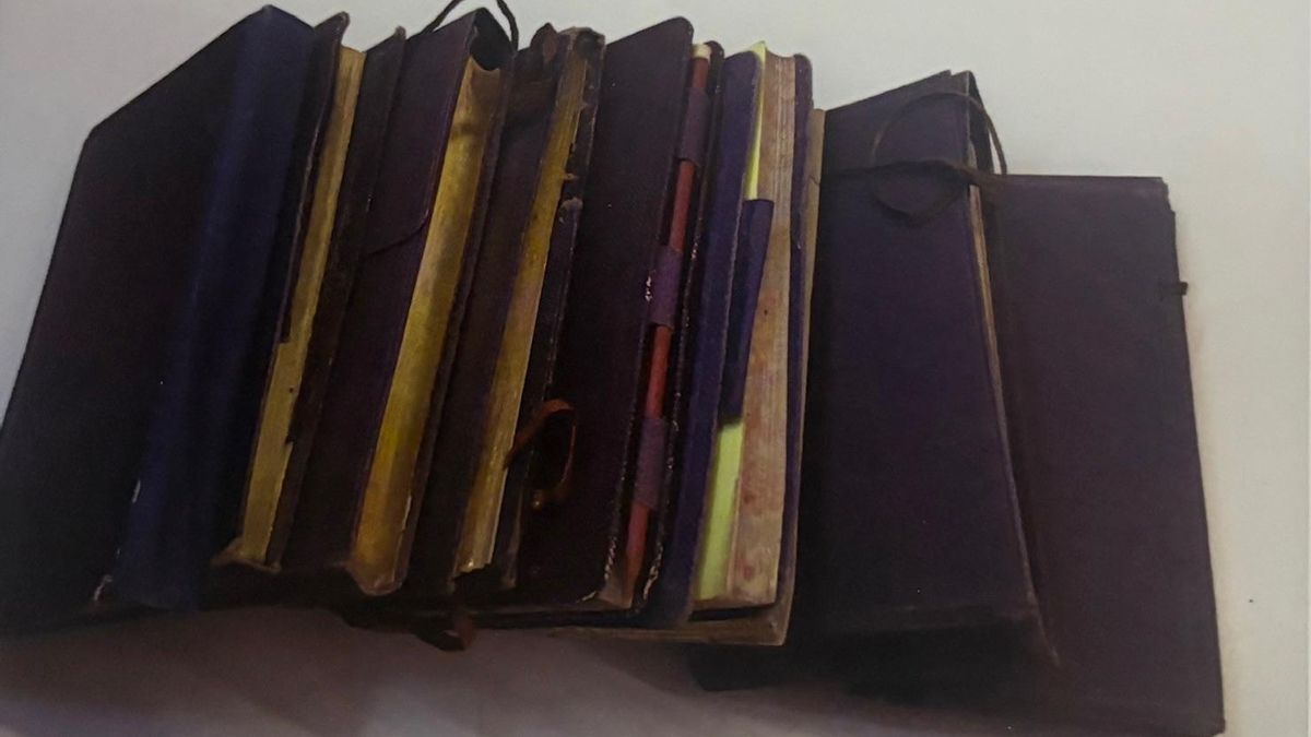 Cuadernos de apuntes del archiduque.