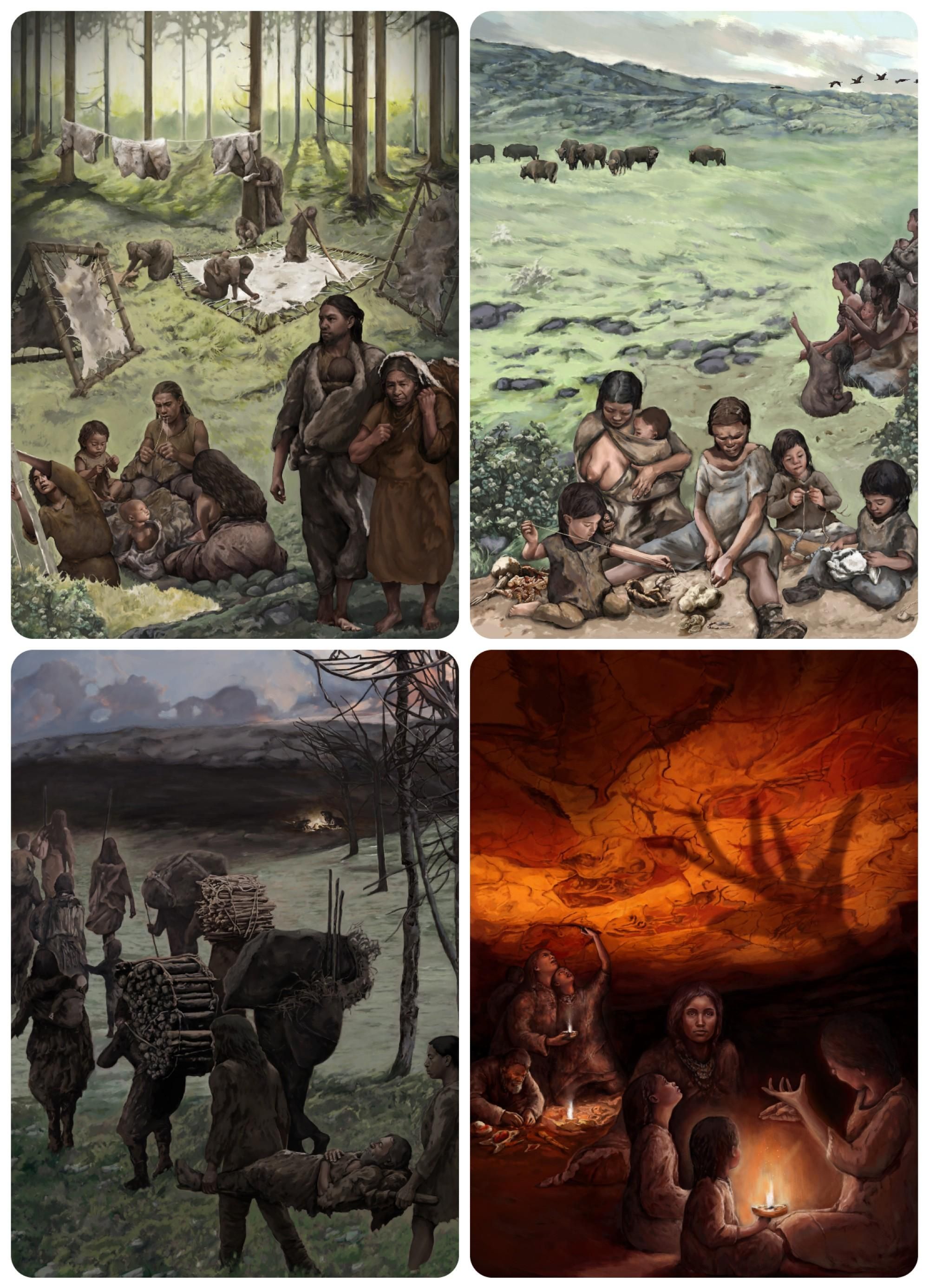 Ilustraciones de verano y otoño de Yolanda González