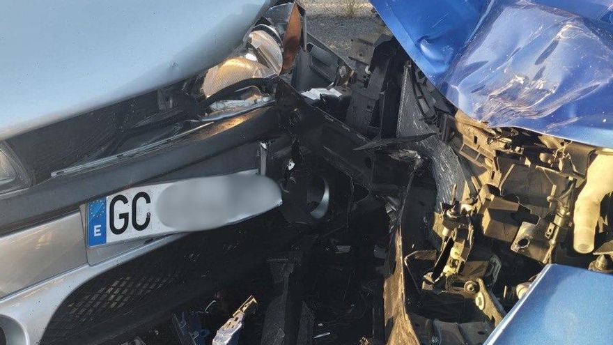 Grave accidente en la GC-1 a la altura de El Salobre