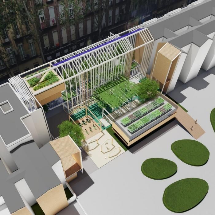 Recreación del proyecto para el solar de Antonio López