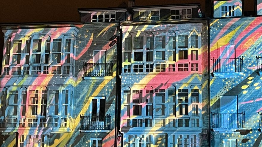 Los emblemáticos edificios de Vitoria-Gasteiz se iluminan por un fin de semana con el festival Umbra Light