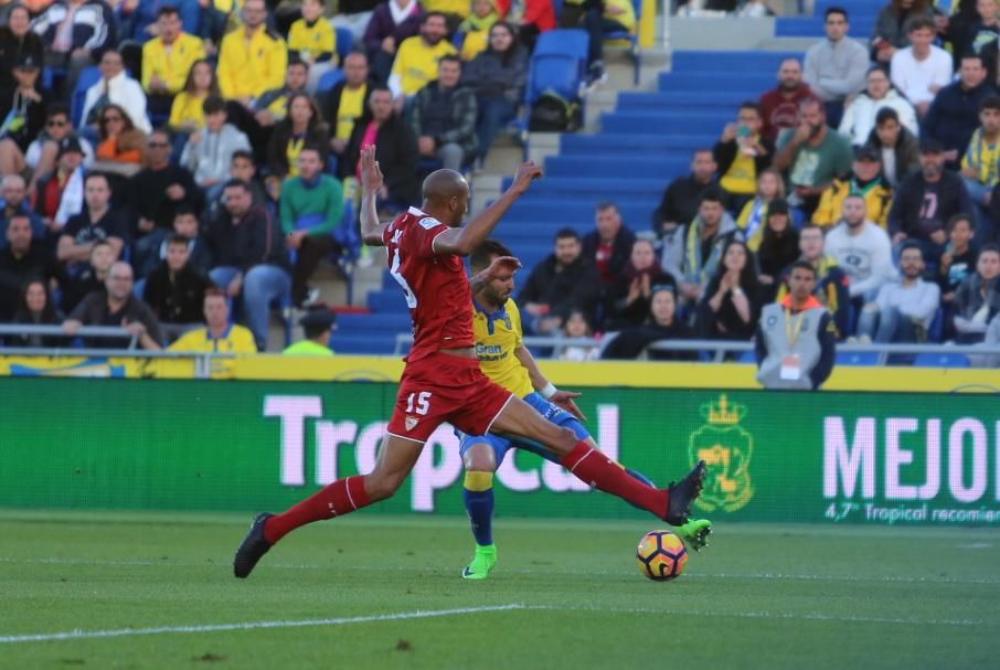 Imagen del partido entre la UD Las Palmas y el Sevilla FC. Alejandro Ramos.