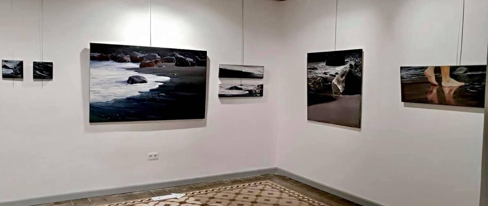 Algunas de las obras que componen la muestra.