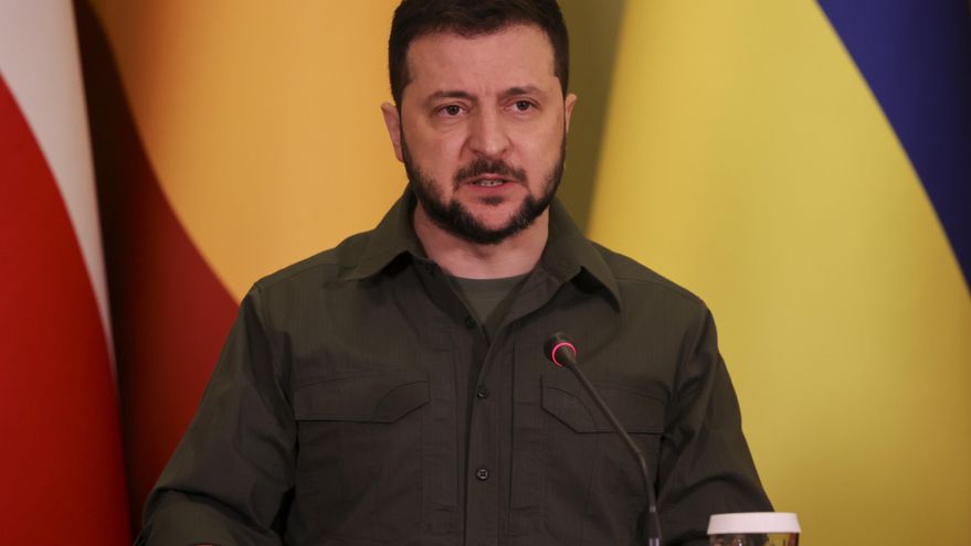 El presidente de Ucrania, Volodímir Zelenski, en una foto de archivo. EFE/Miguel Gutiérrez