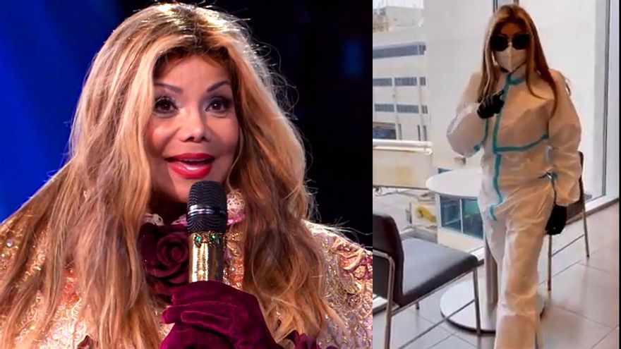 El vídeo con el que La Toya Jackson anunció hace un mes su viaje a España sin decir que era para 'Mask Singer 2'