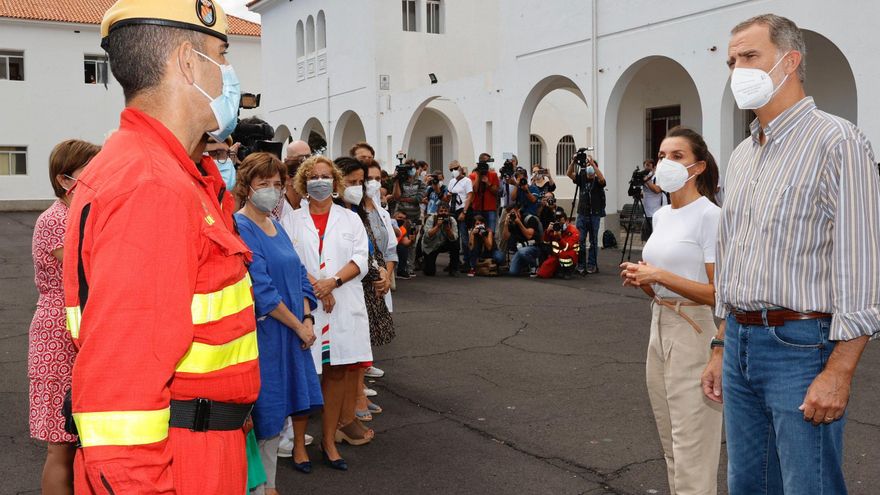Llegada de los reyes a La Palma. / UME