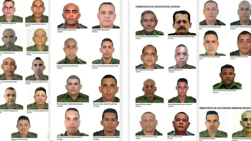 Cuba publica la identidad y las fotografías de los 32 cubanos muertos en el ataque de EEUU contra Venezuela