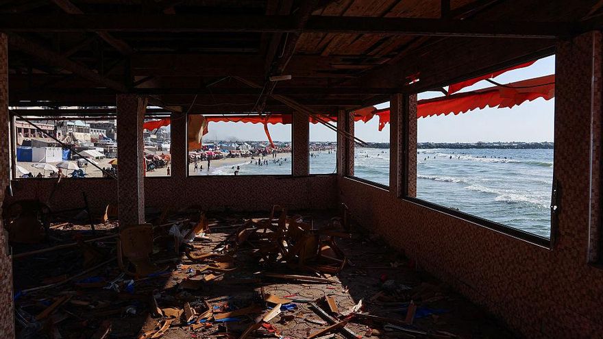 Israel utilizó una bomba de 230 kilos de fabricación estadounidense para arrasar una cafetería abarrotada en Gaza