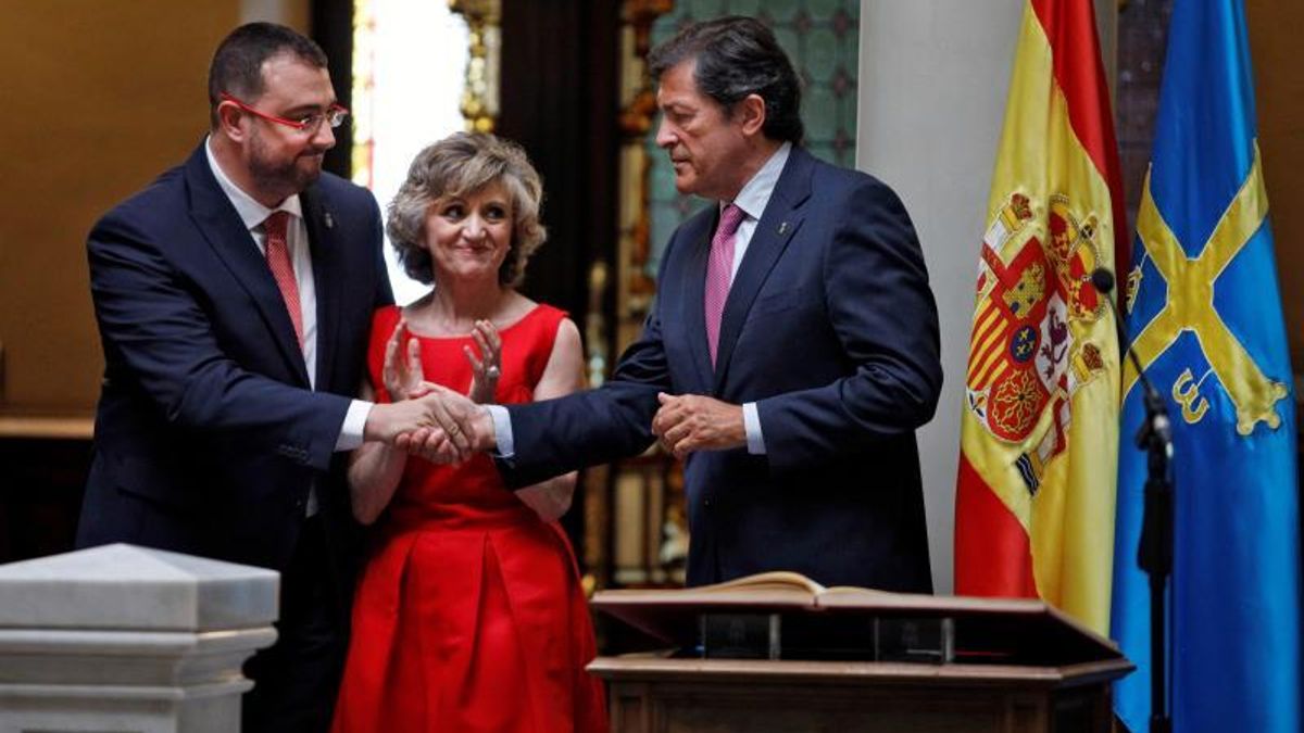 Adrián Barbón, nuevo presidente de Asturias
