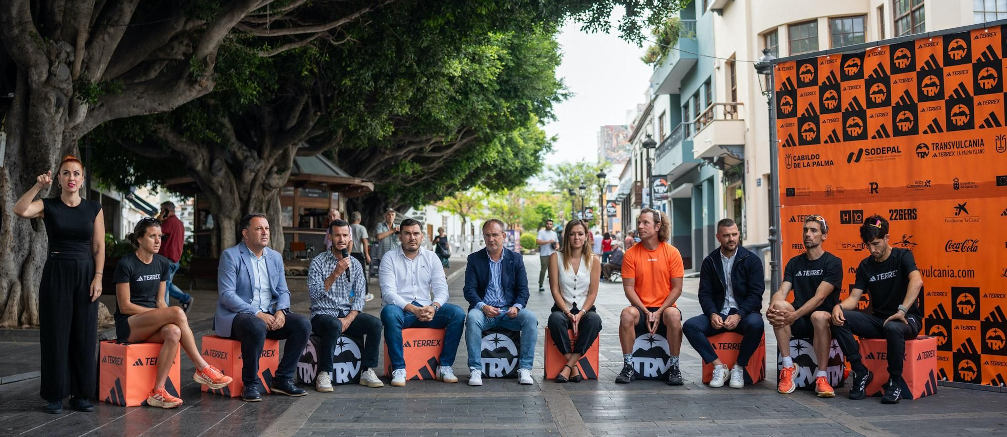Presentación en Los Llanos de Aridane de la Transvulcania Adidas Terrex.