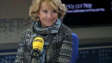 Esperanza Aguirre durante su entrevista el jueves en la SER. / Efe
