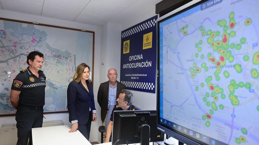 Los datos de la Policía desmontan la necesidad de la nueva oficina antiokupa de Valencia: de 474 a 83 en dos años