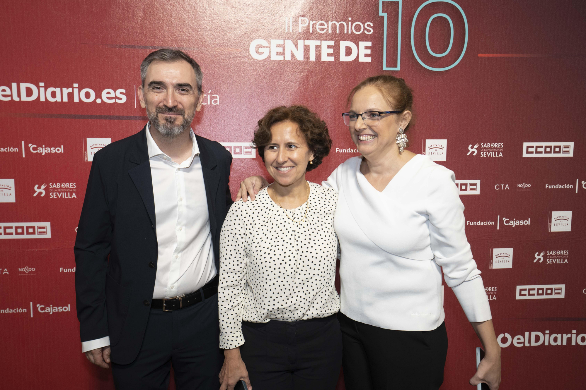 Escolar, la premiada Rosa Romero y Lucrecia Hevia