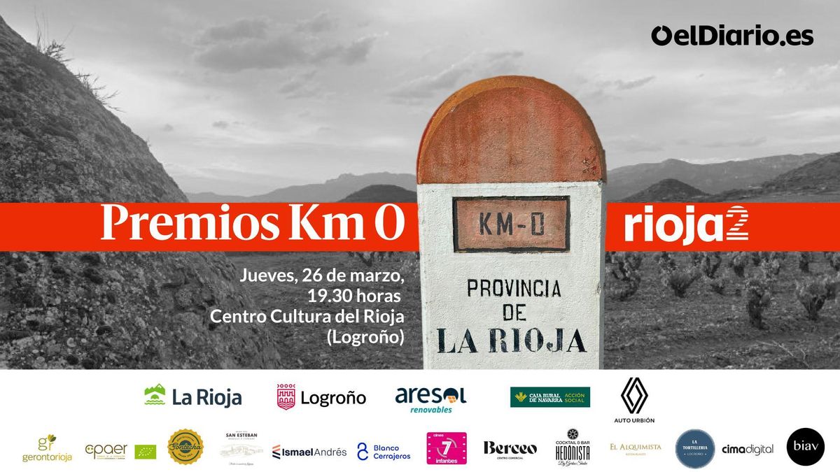 Rioja2 celebra la tercera edición de sus Premios Kilómetro Cero el 26 de marzo en el CCR