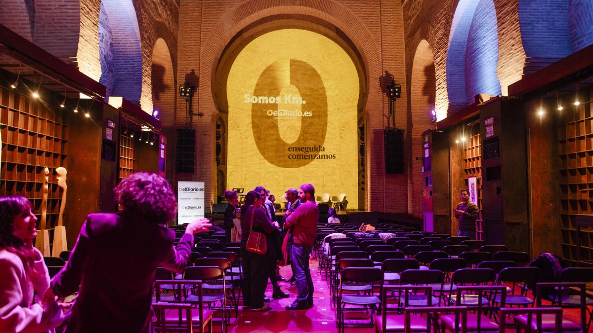 Interior del Círculo del Arte de Toledo, momentos antes de comenzar los Reconocimientos 'Somos Km.0'