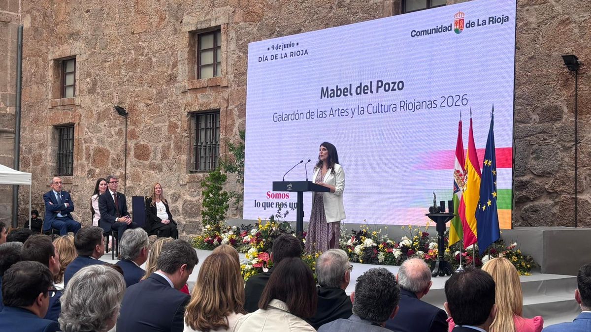 Mabel del Pozo, Galardón de las Artes y la Cultura de La Rioja