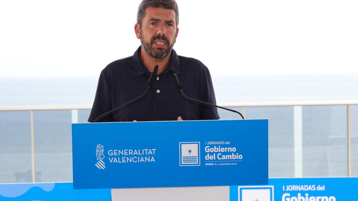 El 'president' de la Generalitat, Carlos Mazón, tras las 'I Jornadas del Gobierno del Cambio'