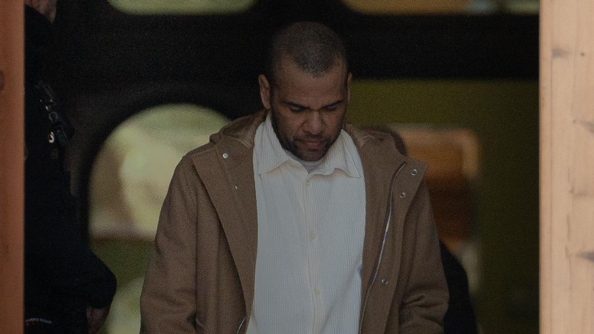 Alves, cuando acudía a firmar cada semana al TSJC antes de ser absuelto