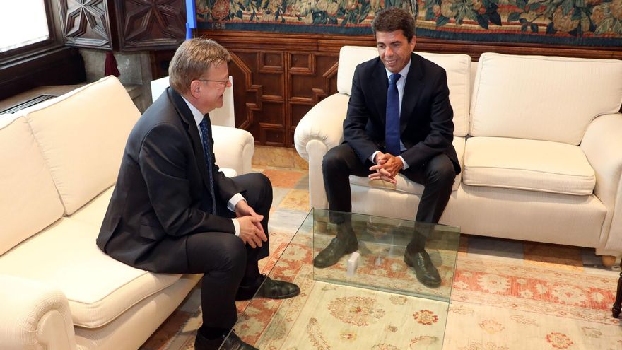 La factura de los expresidentes: de 13.400 euros en dietas de Puig desde 2024 a 14.000 por el sueldo del asesor de Mazón